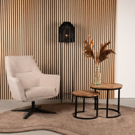 LABEL51 Vloerkleden Mody - Taupe - Polyester - 200x300 cm - Organisch