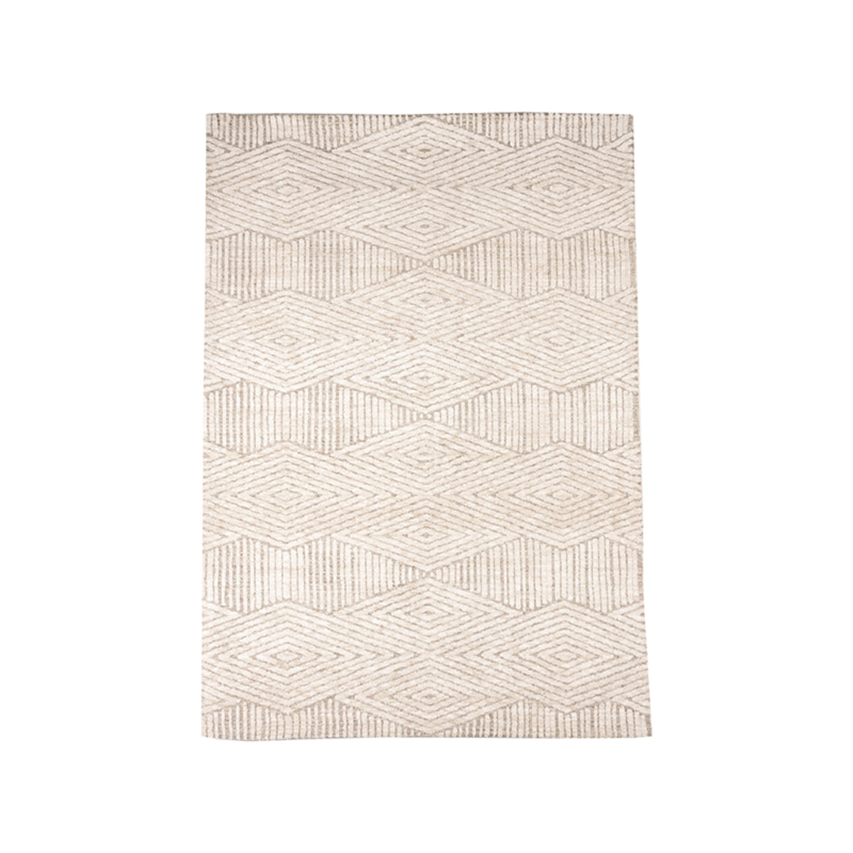 LABEL51 Vloerkleden Cosy - Taupe - Polyester - 160x230 cm