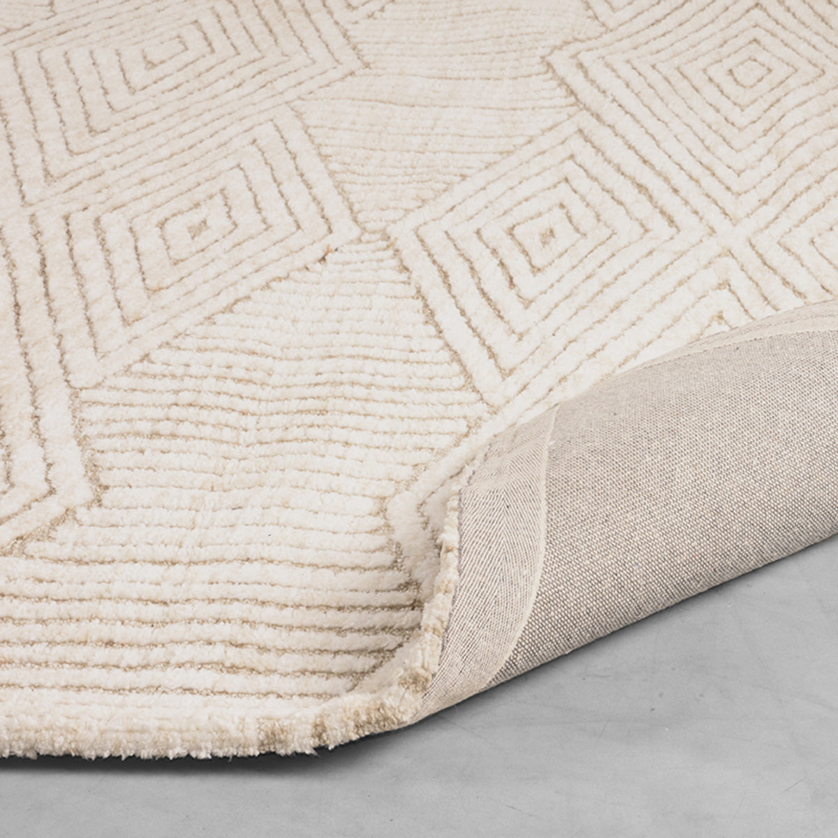 LABEL51 Vloerkleden Cosy - Taupe - Polyester - 200x300 cm