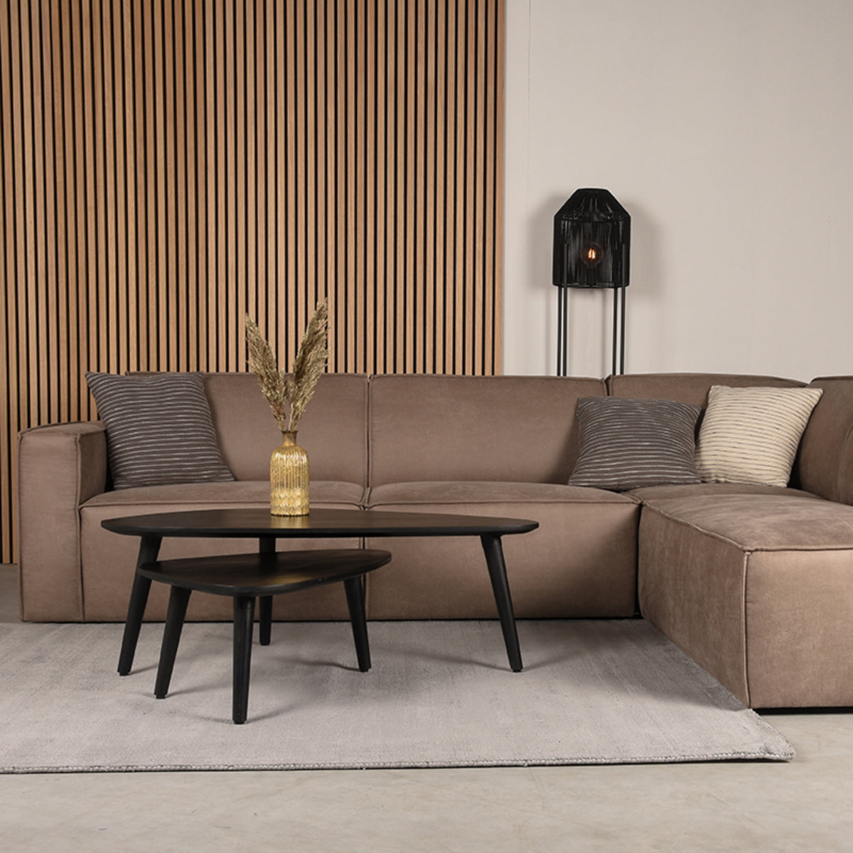 LABEL51 Vloerkleden Velvy - Grijs - Viscose - 200x300 cm