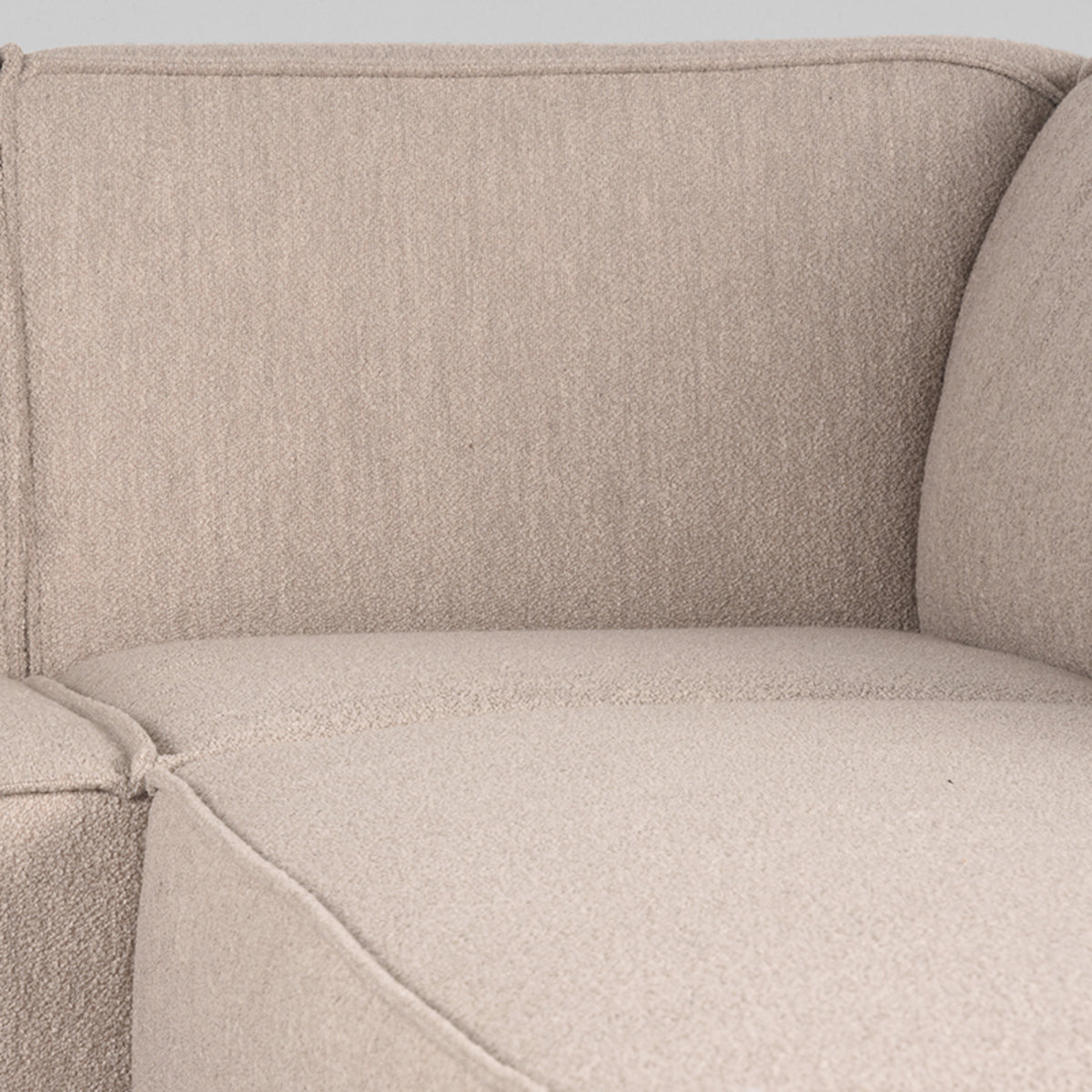 LABEL51 Hoekbanken Kay - Naturel Boucle - Boucle - Hoekbank Rechts