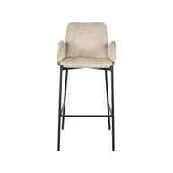 LABEL51 Barkrukken Joni - Beige - Chenille - Hoog