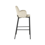 LABEL51 Barkrukken Joni - Beige - Chenille - Hoog