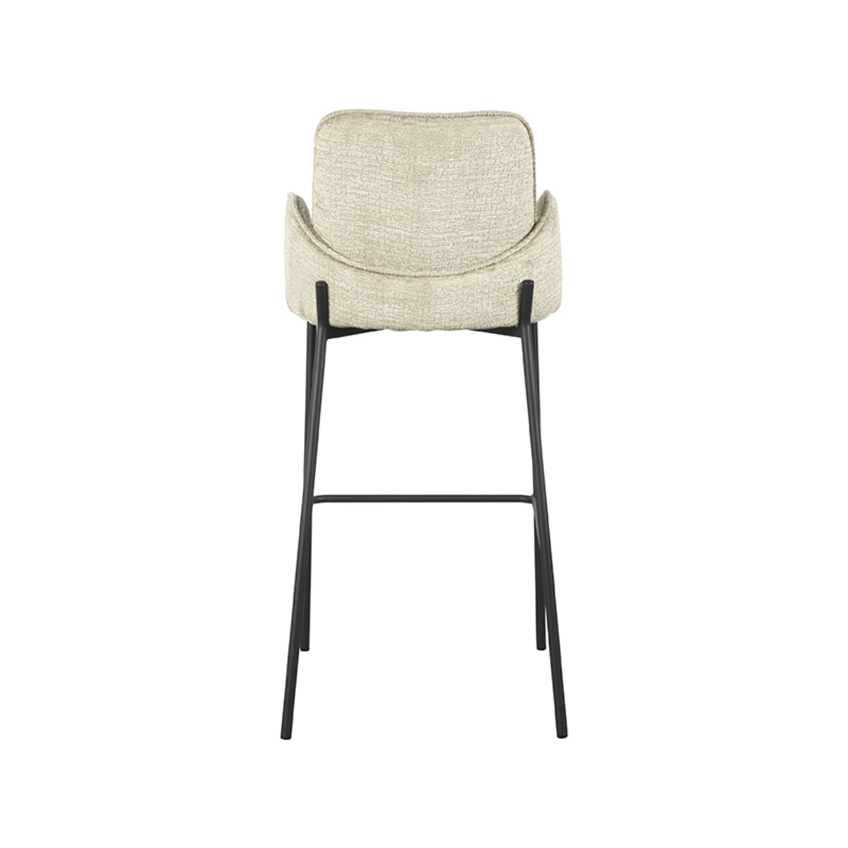 LABEL51 Barkrukken Joni - Beige - Chenille - Hoog