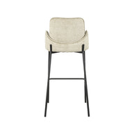 LABEL51 Barkrukken Joni - Beige - Chenille - Hoog