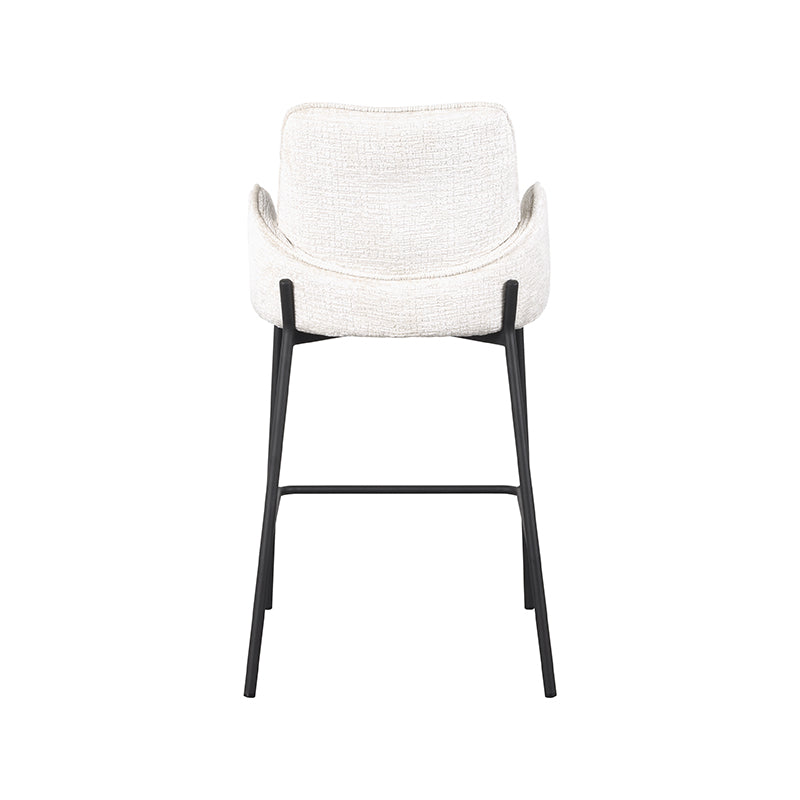 LABEL51 Barkrukken Joni - Creme - Chenille - Laag