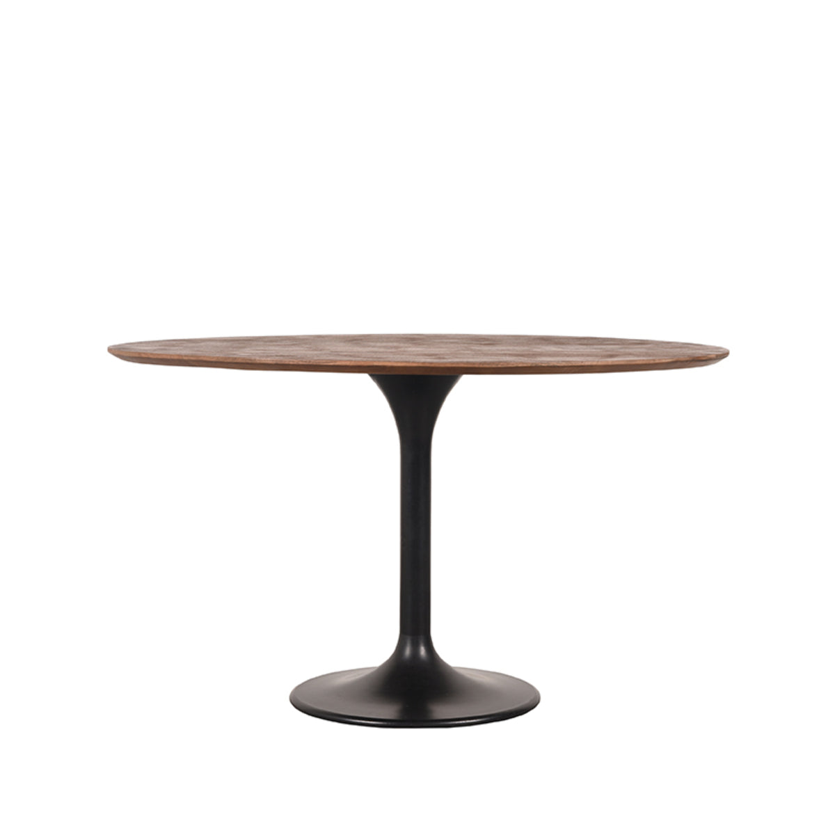 LABEL51 Eetkamertafels Otto - Espresso - Mangohout - 130 cm - Rond