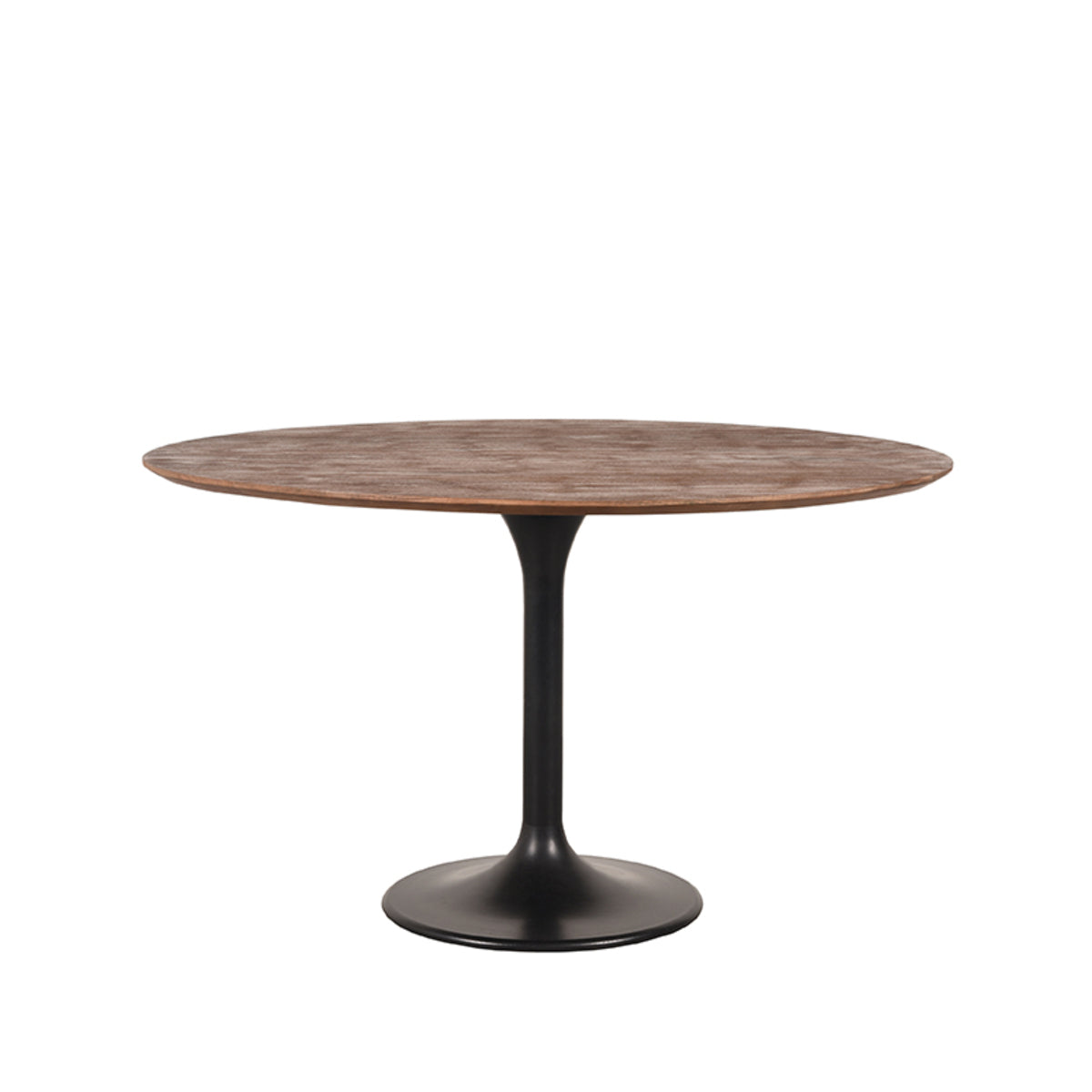 LABEL51 Eetkamertafels Otto - Espresso - Mangohout - 130 cm - Rond