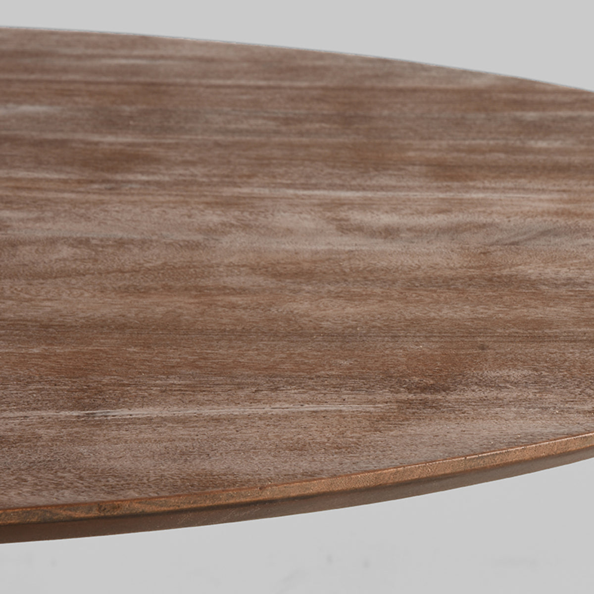 LABEL51 Eetkamertafels Otto - Espresso - Mangohout - 130 cm - Rond