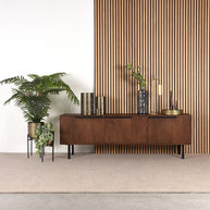 LABEL51 Tv-Meubels Rio - Espresso - Mangohout - 180 cm