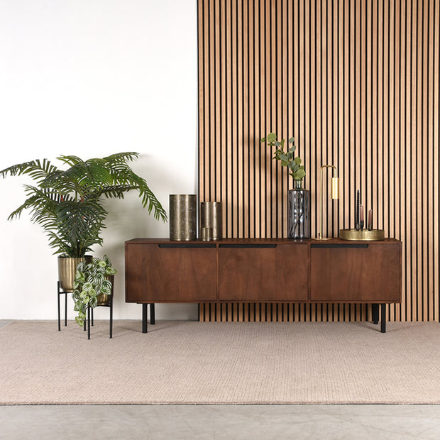 LABEL51 Tv-Meubels Rio - Espresso - Mangohout - 180 cm