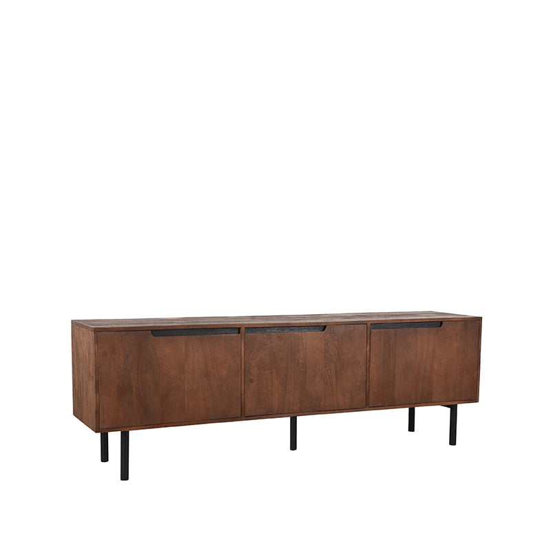 LABEL51 Tv-Meubels Rio - Espresso - Mangohout - 180 cm