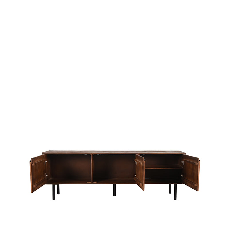 LABEL51 Tv-Meubels Rio - Espresso - Mangohout - 180 cm