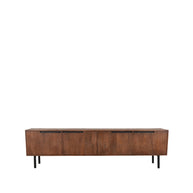 LABEL51 Tv-Meubels Rio - Espresso - Mangohout - 220 cm