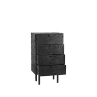 LABEL51 Ladekasten Cotia - Zwart - Mangohout - 50 cm
