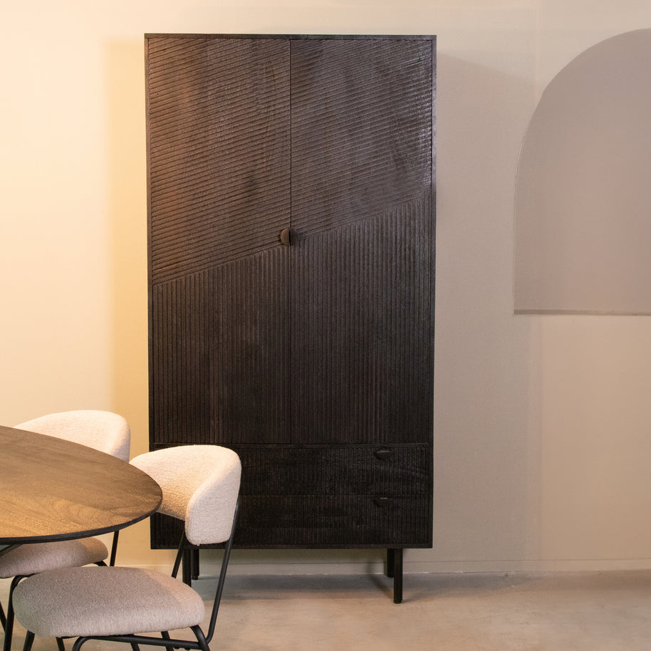 LABEL51 Bergkasten Cotia - Zwart - Mangohout - One Size