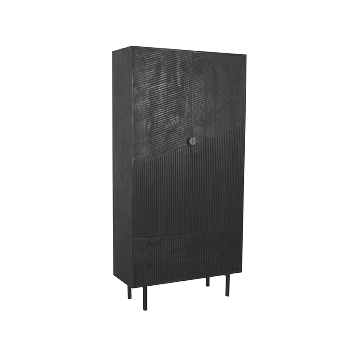 LABEL51 Bergkasten Cotia - Zwart - Mangohout - One Size