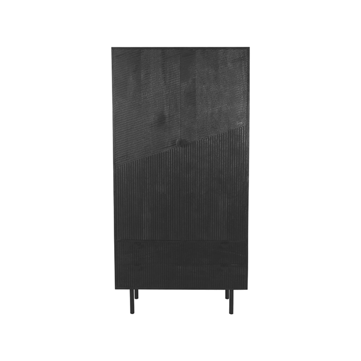 LABEL51 Bergkasten Cotia - Zwart - Mangohout - One Size