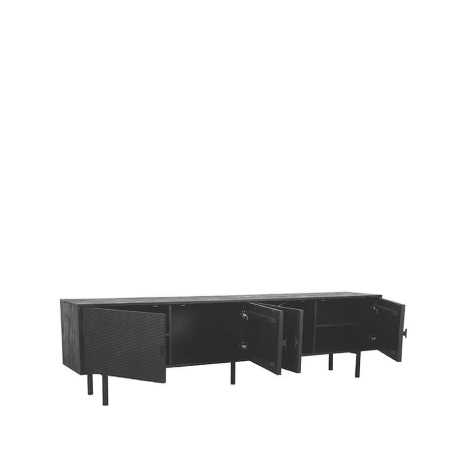 LABEL51 Tv-Meubels Cotia - Zwart - Mangohout - One Size