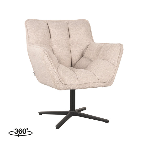 LABEL51 Fauteuils Ian - Naturel - Boucle - One Size