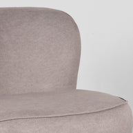 LABEL51 Fauteuils Bunny - Soft Taupe - Geweven - One Size