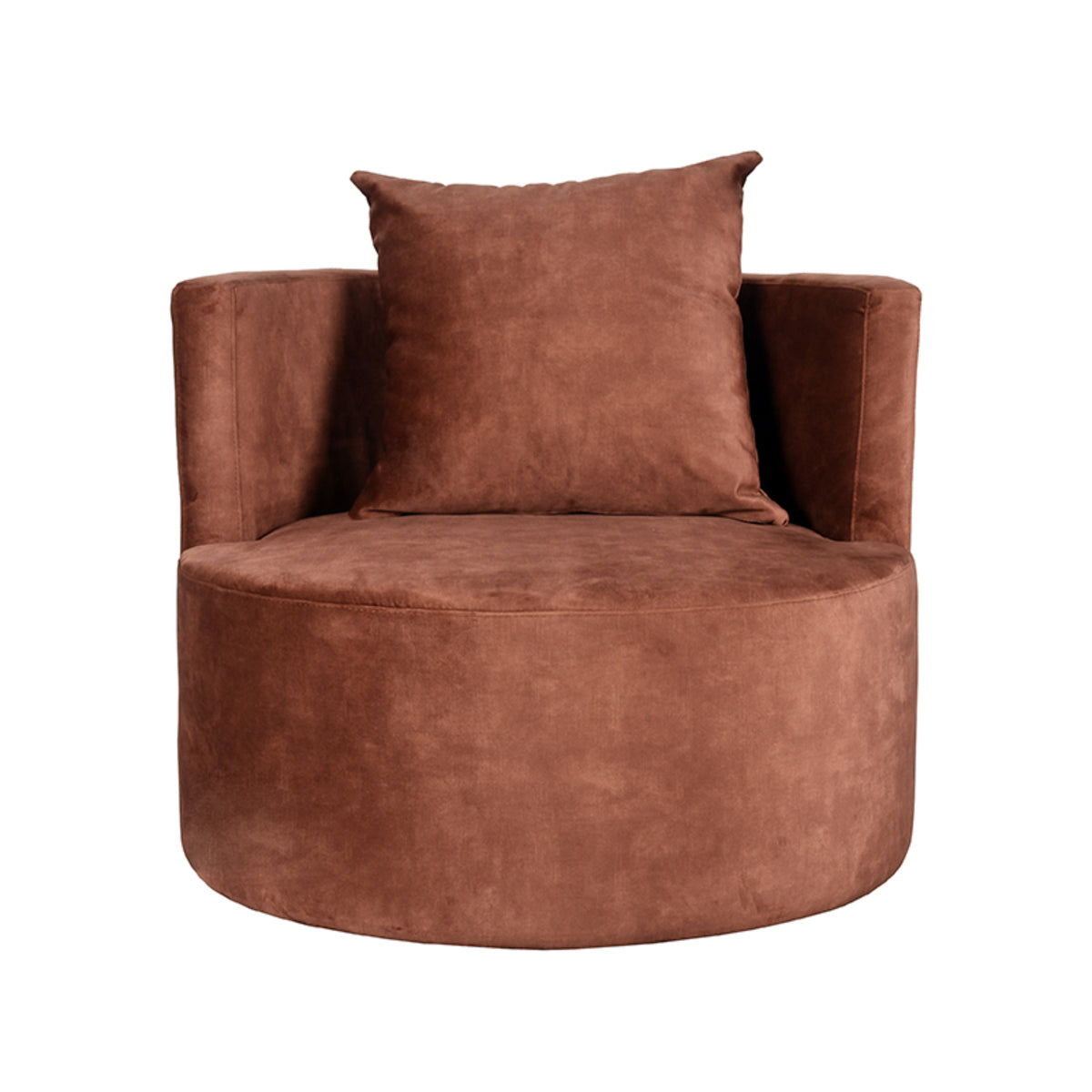 LABEL51 Fauteuils Evy - Rust - Velvet - 90 cm