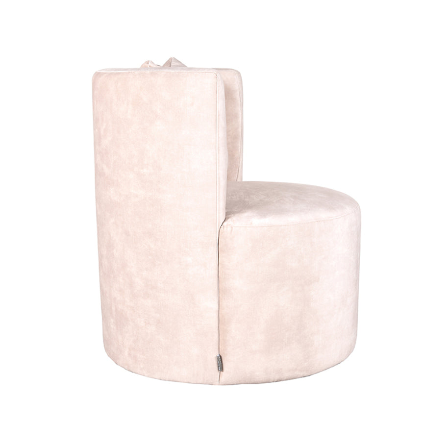 LABEL51 Fauteuils Evy - Naturel - Velvet - 65 cm
