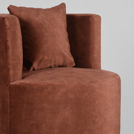 LABEL51 Fauteuils Evy - Rust - Velvet - 65 cm