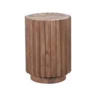 LABEL51 Bijzettafels Novan - Espresso - Mangohout - 35 cm