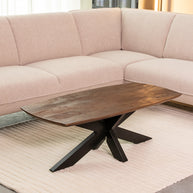 LABEL51 Salontafels Zane - Espresso - Mangohout - 120 cm