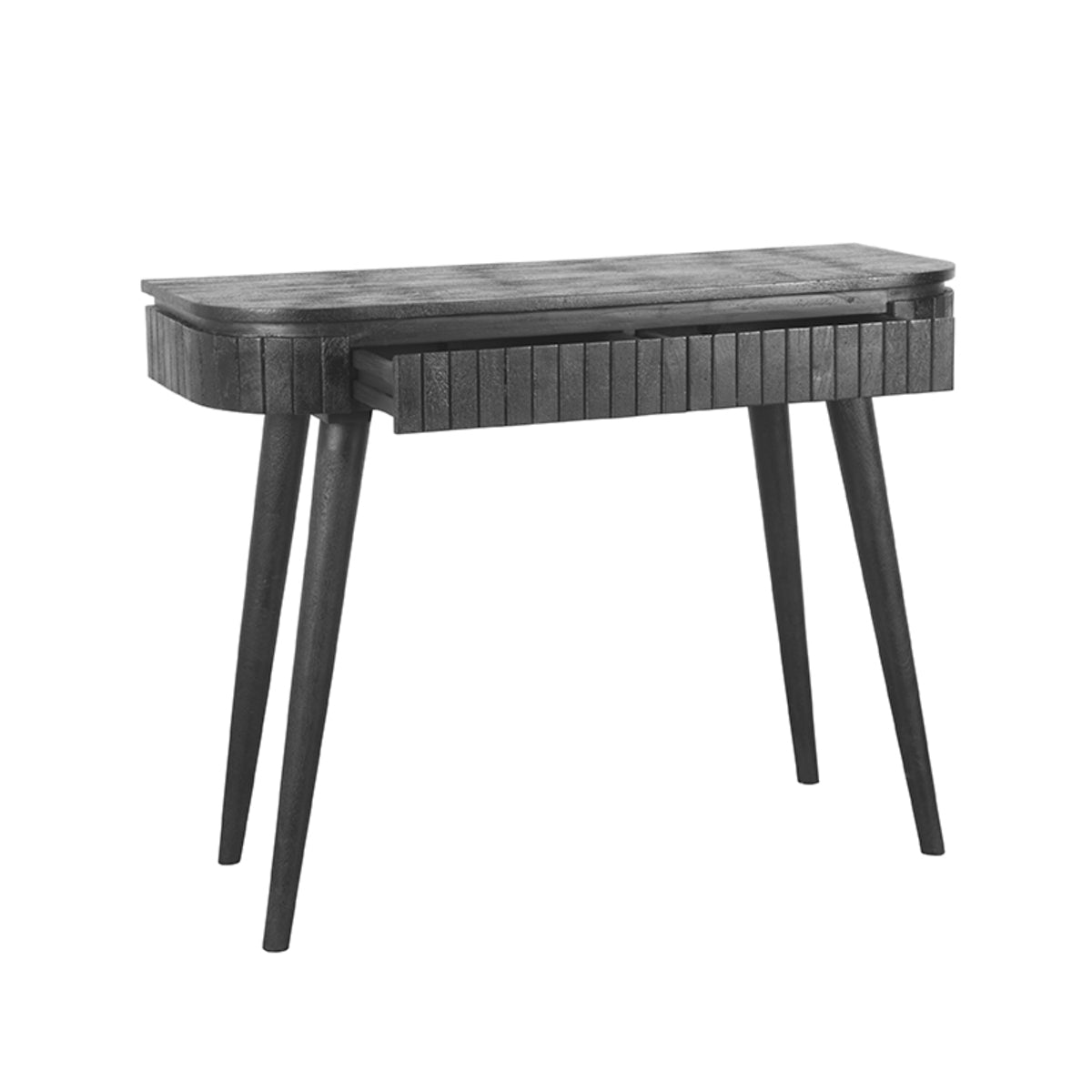 LABEL51 Bureau's Nils - Zwart - Mangohout - 100 cm