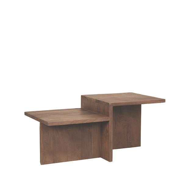 LABEL51 Salontafels Skip - Espresso - Mangohout - 90 cm