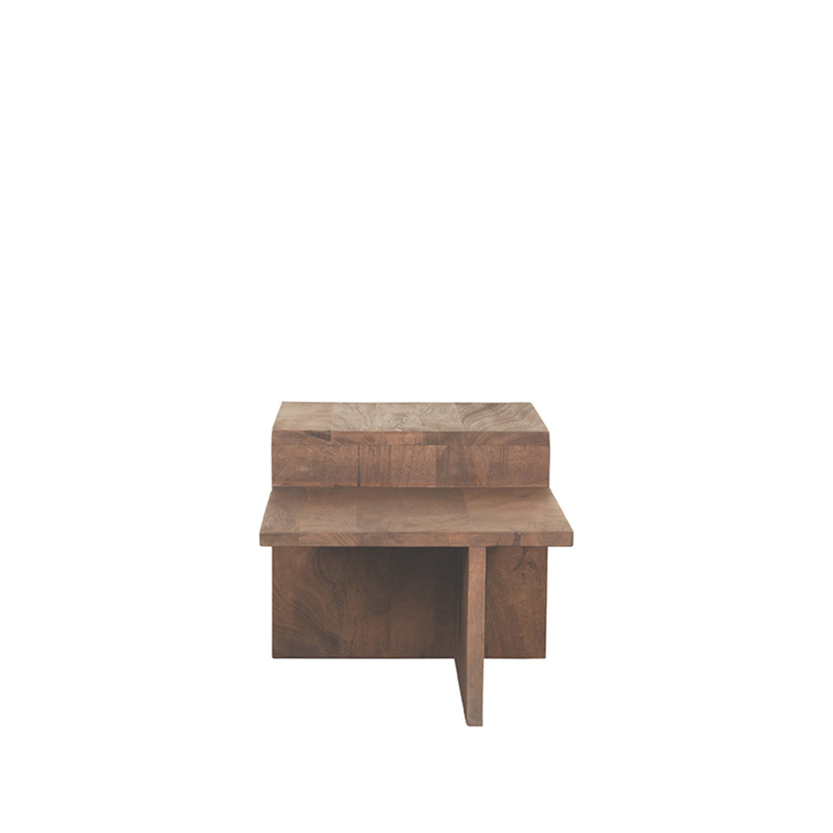 LABEL51 Salontafels Skip - Espresso - Mangohout - 90 cm