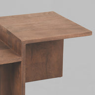 LABEL51 Salontafels Skip - Espresso - Mangohout - 90 cm
