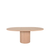 LABEL51 Eetkamertafels Oliva - Naturel - Eiken - 150-200 cm - Uitschuifbaar