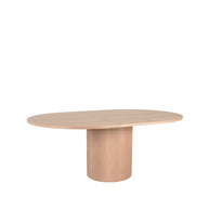 LABEL51 Eetkamertafels Oliva - Naturel - Eiken - 150-200 cm - Uitschuifbaar