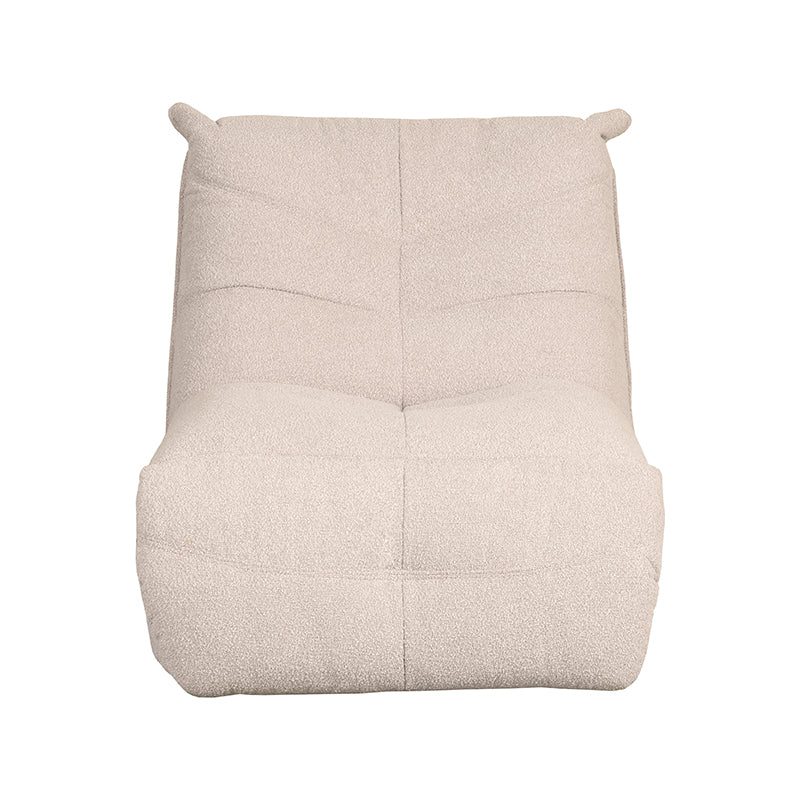 LABEL51 Fauteuils Take It Easy - Naturel - Boucle - One Size