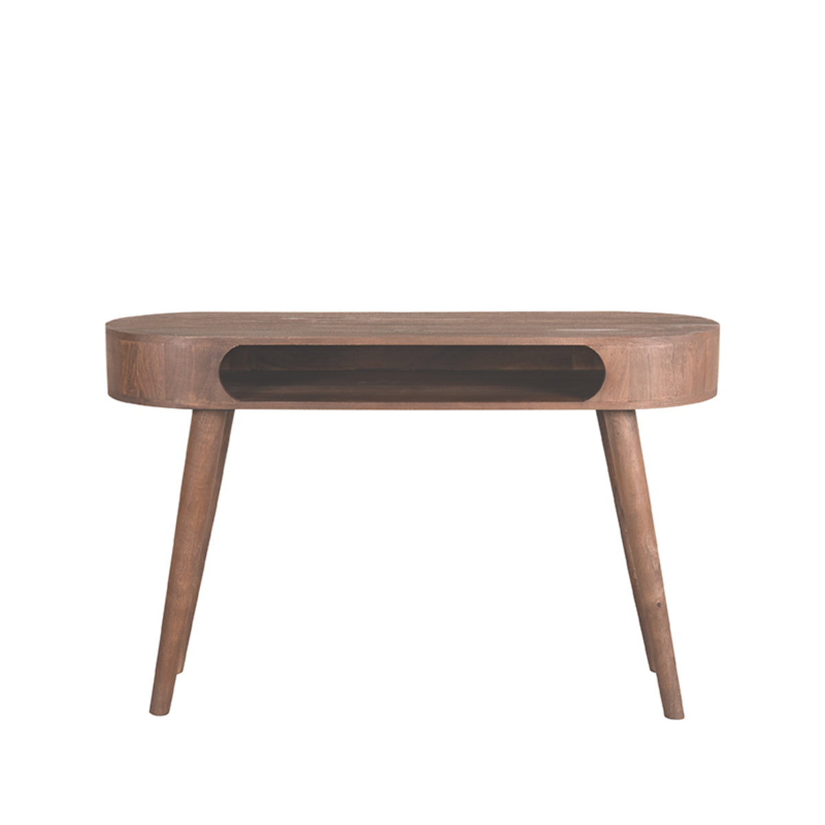 LABEL51 Bureau's Bella - Espresso - Mangohout - 120 cm