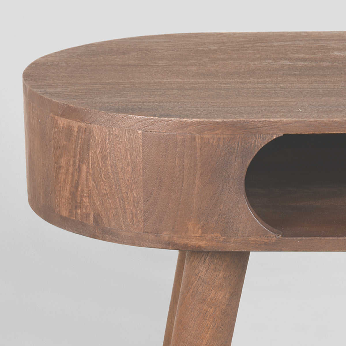 LABEL51 Bureau's Bella - Espresso - Mangohout - 120 cm