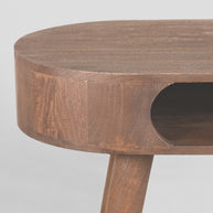 LABEL51 Bureau's Bella - Espresso - Mangohout - 120 cm