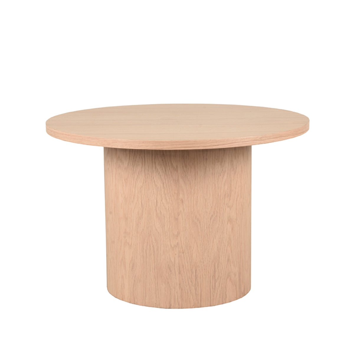 LABEL51 Salontafels Oliva - Naturel - Eiken - 60 cm - Rond