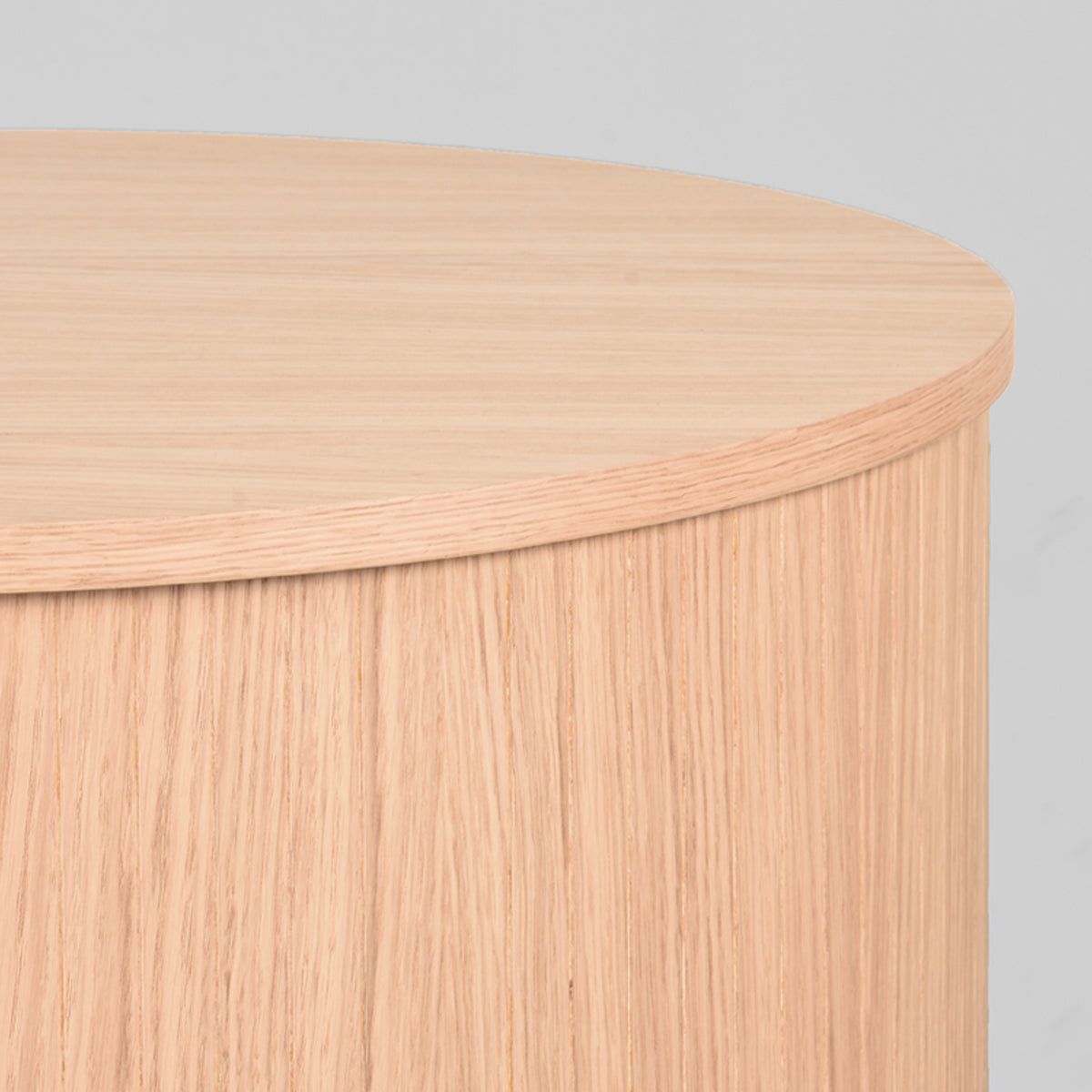 LABEL51 Salontafels Oliva - Naturel - Eiken - 70 cm - Rond