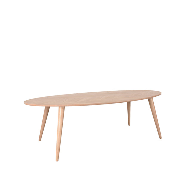 LABEL51 Eetkamertafels Ines - Naturel - Eiken - 240 cm - Ovaal