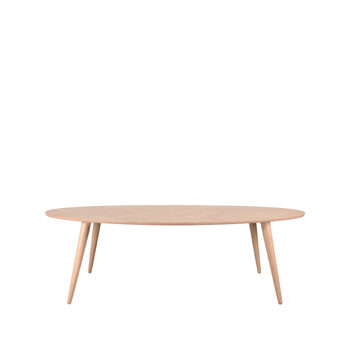 LABEL51 Eetkamertafels Ines - Naturel - Eiken - 240 cm - Ovaal