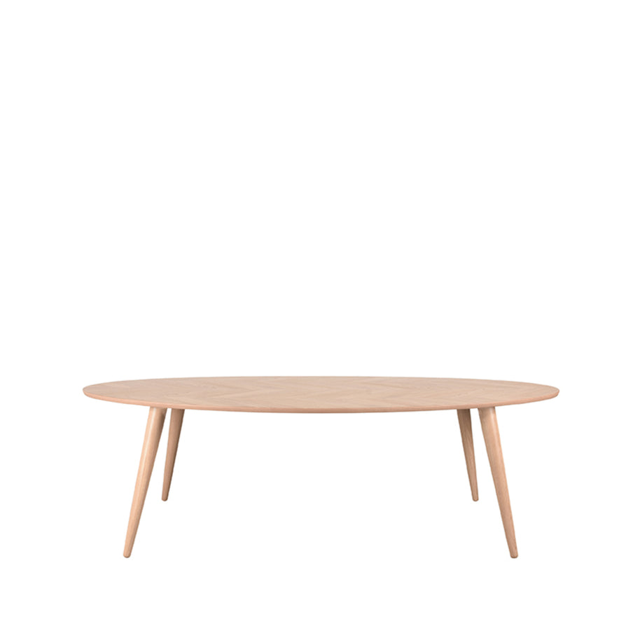 LABEL51 Eetkamertafels Ines - Naturel - Eiken - 240 cm - Ovaal