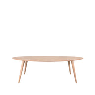 LABEL51 Eetkamertafels Ines - Naturel - Eiken - 240 cm - Ovaal