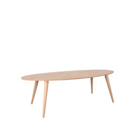 LABEL51 Eetkamertafels Ines - Naturel - Eiken - 210 cm - Ovaal