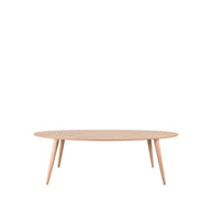 LABEL51 Eetkamertafels Ines - Naturel - Eiken - 210 cm - Ovaal