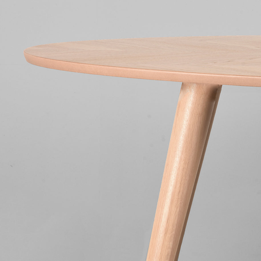 LABEL51 Eetkamertafels Ines - Naturel - Eiken - 210 cm - Ovaal