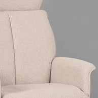 LABEL51 Fauteuils Verdal - Naturel - Boucle - Excl. Hocker